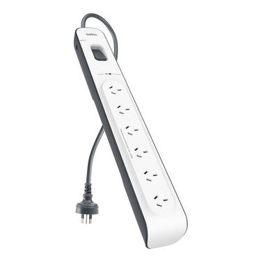 Belkin SurgeMaster 6Outlet Surge Protection Strip with 2M Power Cord